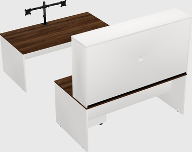 U-shaped desk