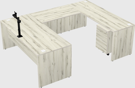 U-shaped desk