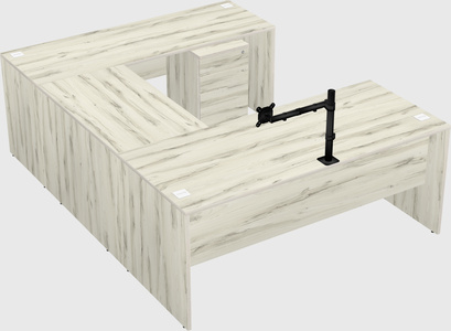 U-shaped desk