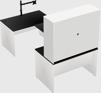 U-shaped desk