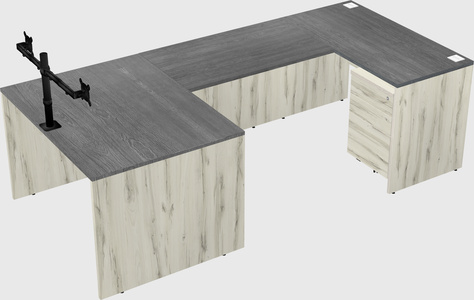 U-shaped desk