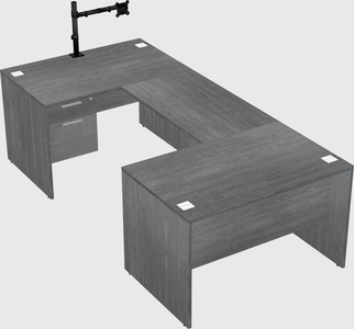 U-shaped desk