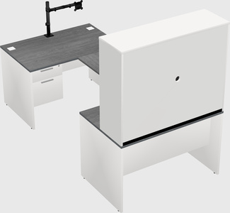 U-shaped desk