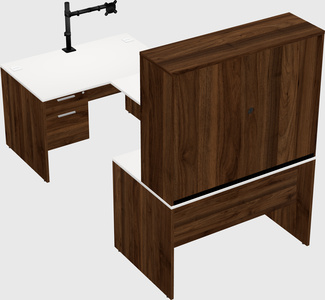 U-shaped desk