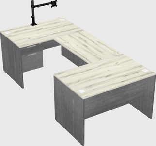 U-shaped desk