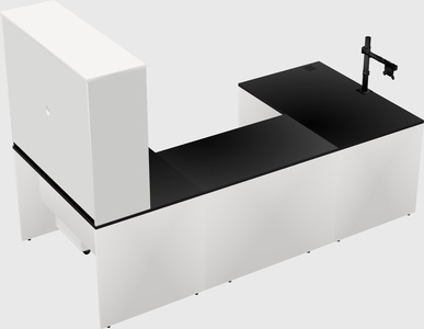 U-shaped desk