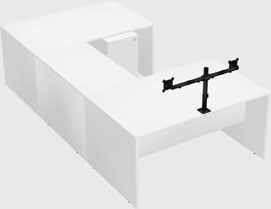 U-shaped desk