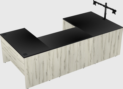 U-shaped desk