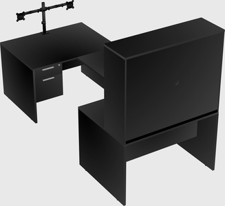 U-shaped desk