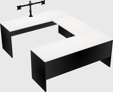 U-shaped desk