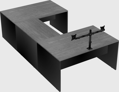 U-shaped desk