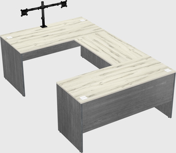 U-shaped desk