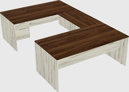 U-shaped desk