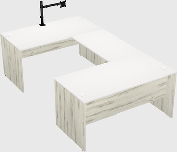U-shaped desk