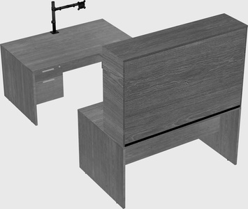 U-shaped desk