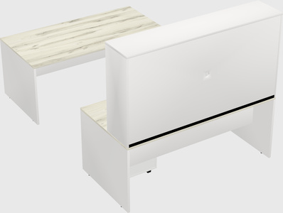 U-shaped desk