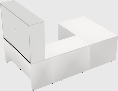 U-shaped desk