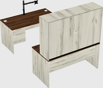 U-shaped desk