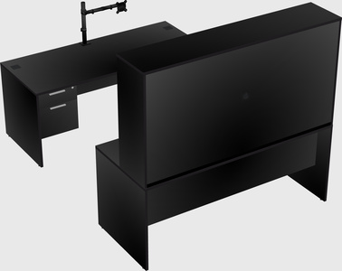 U-shaped desk