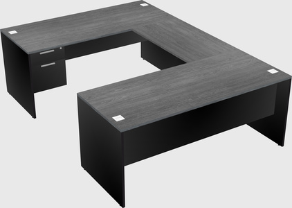 U-shaped desk