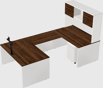 U-shaped desk