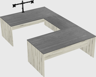 U-shaped desk