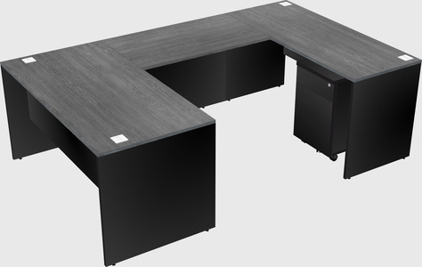 U-shaped desk