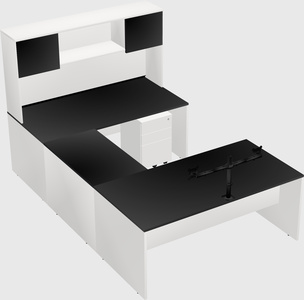 U-shaped desk