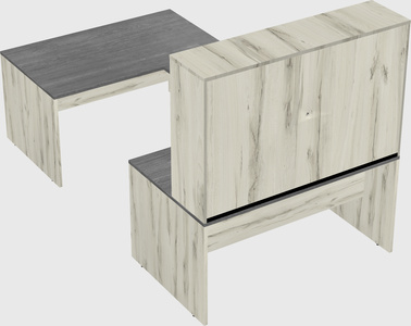 U-shaped desk