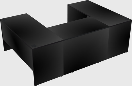 U-shaped desk