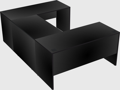 U-shaped desk