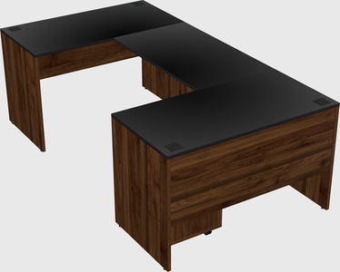 U-shaped desk