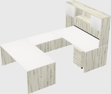 U-shaped desk