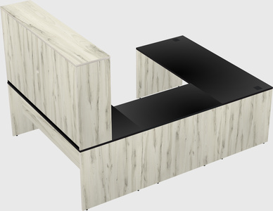 U-shaped desk