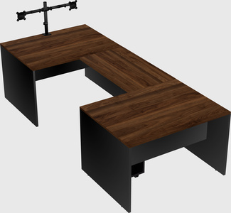 U-shaped desk