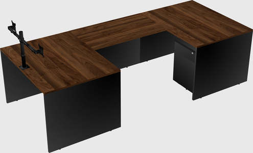 U-shaped desk
