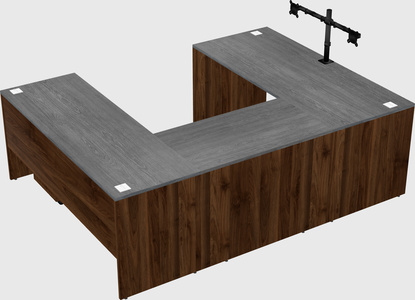 U-shaped desk