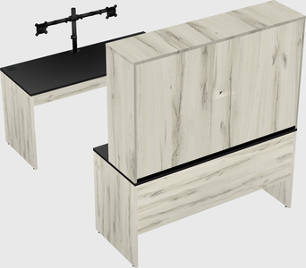 U-shaped desk
