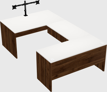 U-shaped desk