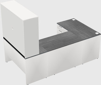 U-shaped desk
