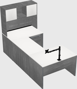 U-shaped desk