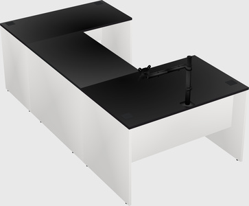 U-shaped desk