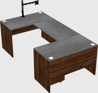 U-shaped desk