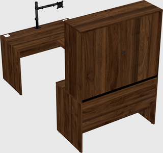 U-shaped desk