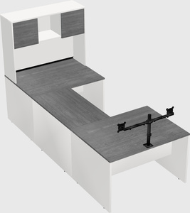 U-shaped desk