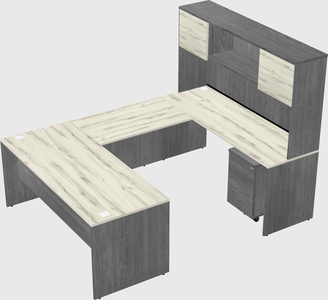 U-shaped desk