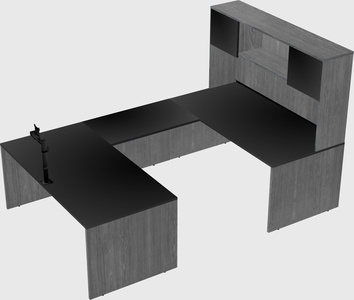 U-shaped desk