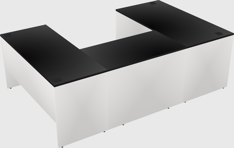 U-shaped desk