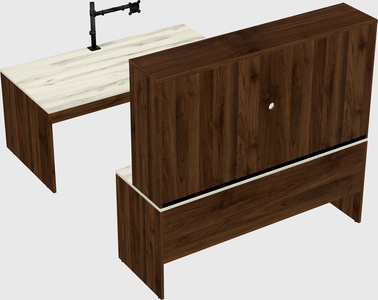 Bureau en u
