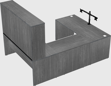 U-shaped desk